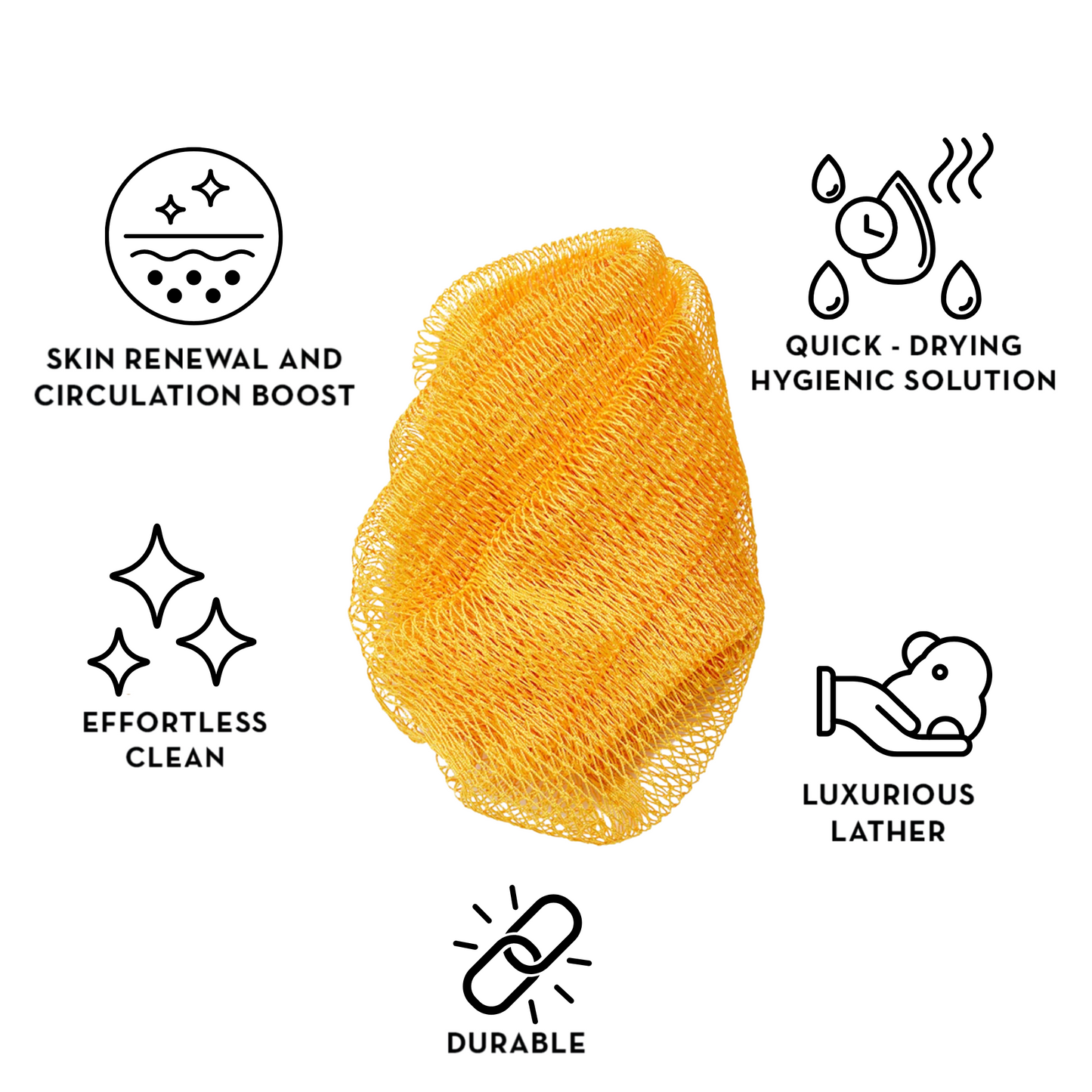 AFRICAN EXFOLIATING NET SPONGE